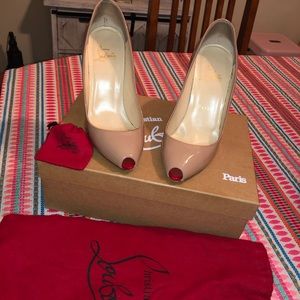 Authentic Christian Louboutin Tibur 100 patent